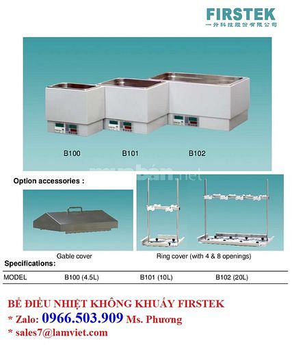 Bể điều nhiệt không khuấy hãng Firstek 56877786 Bể điều nhiệt không khuấy hãng Firstek