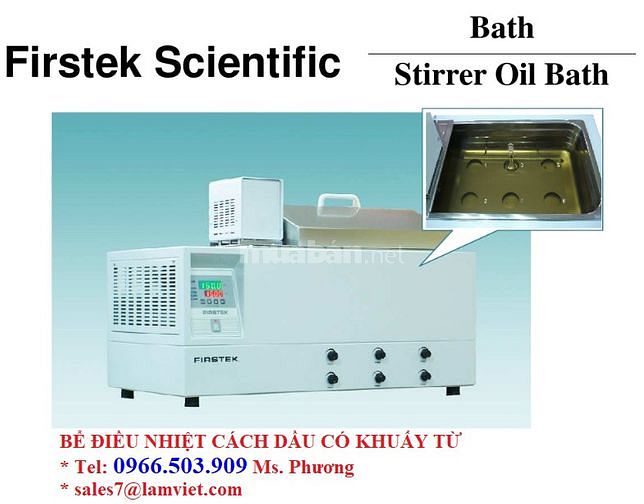Bể điều nhiệt cách dầu có khuấy từ Hàng Firstek Đài Loan 56899685 Bể điều nhiệt cách dầu có khuấy từ Hàng Firstek Đài Loan