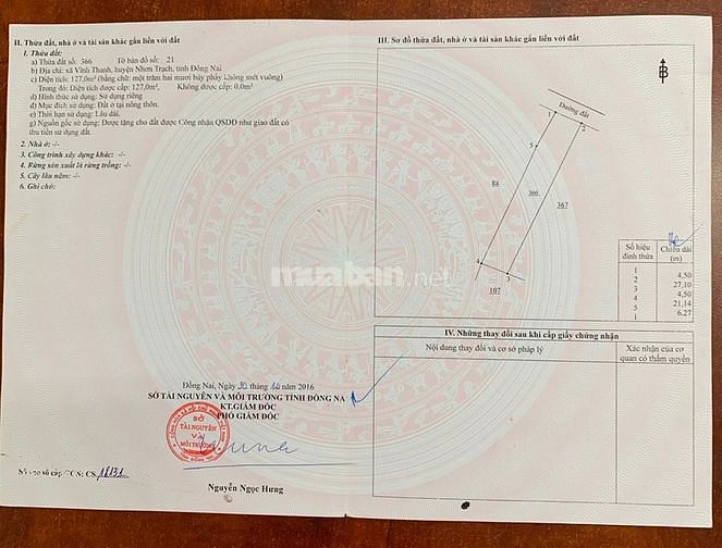 Bán lô đất 127m2 full thổ sau nhà thờ Nghĩa Yên, ấp Vĩnh Cửu 57037085 Bán lô đất 127m2 full thổ sau nhà thờ Nghĩa Yên, ấp Vĩnh Cửu