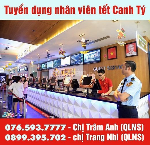 Tuyển nhân viên làm thời vụ tết, lương theo ngày 35K/giờ 57185880 Tuyển nhân viên làm thời vụ tết, lương theo ngày 35K/giờ