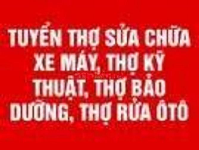 Tuyển 3-5 thợ sửa chữa bảo dưỡng xe máy, lương 8-12tr/th 57353506 Tuyển 3-5 thợ sửa chữa bảo dưỡng xe máy, lương 8-12tr/th