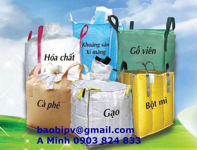 Bao jumbo 1 tấn đựng gạo, đựng phân bón 57448390 Bao jumbo 1 tấn đựng gạo, đựng phân bón