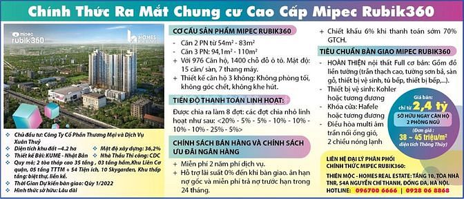 Chính thức Ra Mắt Chung cư Cao Cấp Mipec Rubik360 Xuân Thủy- Cầu Giấy 57582748 Chính thức Ra Mắt Chung cư Cao Cấp Mipec Rubik360 Xuân Thủy- Cầu Giấy