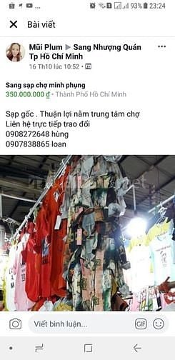 Sang sạp chợ cây gõ ( minh phụng ) 57589829 Sang sạp chợ cây gõ ( minh phụng )