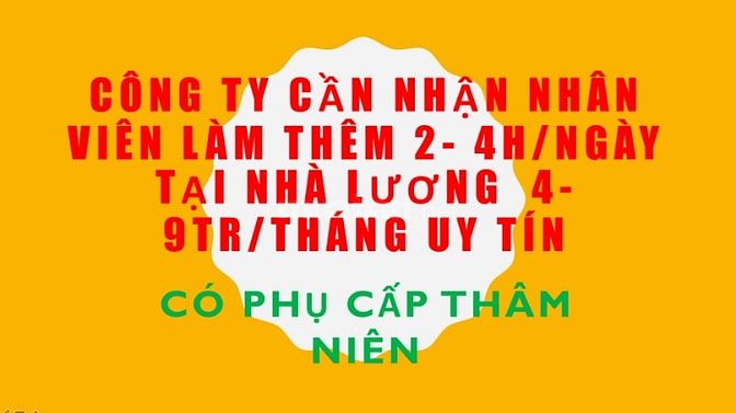 BGDUDCông ty tuyển nhân viên làm thêm tại nhà 2-3h/ng lương 7-9tr/th 49520714 BGDUDCông ty tuyển nhân viên làm thêm tại nhà 2-3h/ng lương 7-9tr/th