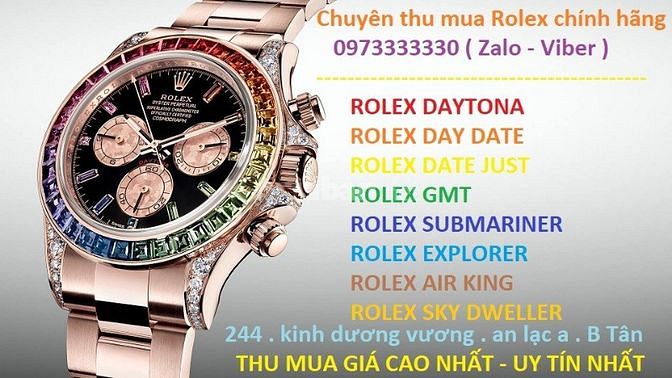 Thu mua bán đồng hồ rolex cũ chính hãng - rolex date just - day date