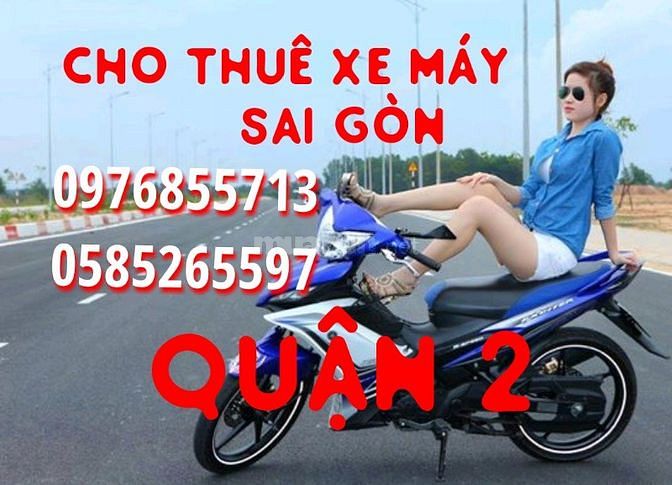 Cho thuê xe máy quận 2 giao xe miển phí tận nơi theo yêu cầu của khach 50114833 Cho thuê xe máy quận 2 giao xe miển phí tận nơi theo yêu cầu của khach