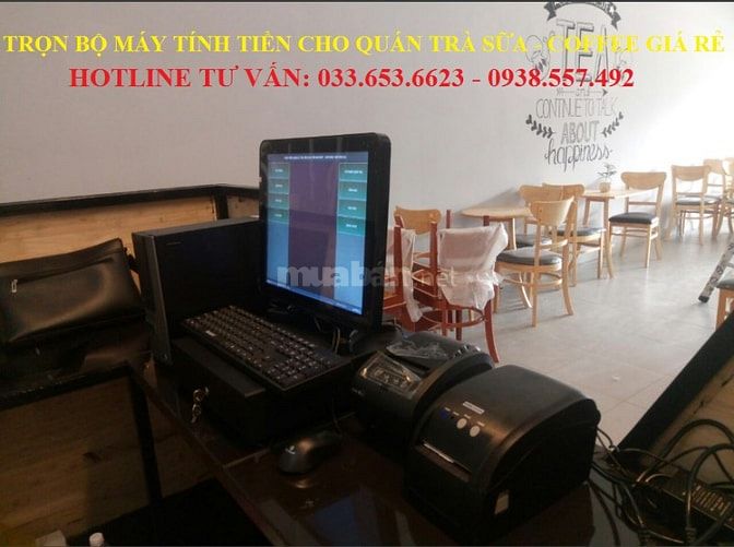 Máy tính tiền trọn bộ giá rẻ cho trà sữa tại Hải Phòng 50248695 Máy tính tiền trọn bộ giá rẻ cho trà sữa tại Hải Phòng