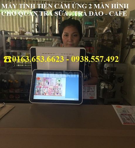 Máy tính tiền cảm ứng 2 màn hình giá rẻ cho trà sữa tại Tân Bình 50274826 Máy tính tiền cảm ứng 2 màn hình giá rẻ cho trà sữa tại Tân Bình