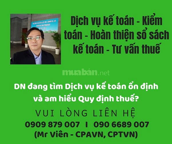 DV kế toán trọn gói -Tối ưu thuế - An tâm kinh doanh 50373018 DV kế toán trọn gói -Tối ưu thuế - An tâm kinh doanh