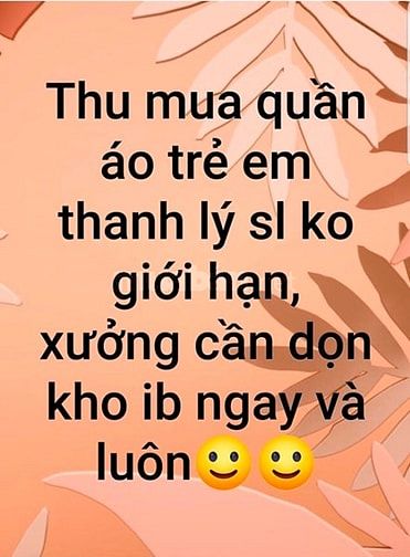 Thu mua quần áo trẻ em thanh lý 51079429 Thu mua quần áo trẻ em thanh lý
