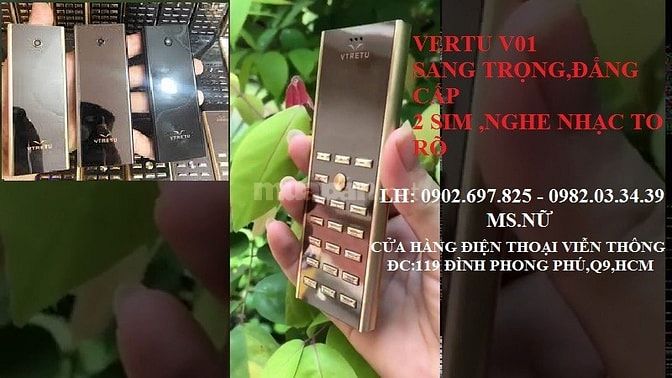 Điện thoại vertu v01 sang trọng,đẳng cấp giá rẻ q9,thủ đức,đồng nai 51596891 Điện thoại vertu v01 sang trọng,đẳng cấp giá rẻ q9,thủ đức,đồng nai