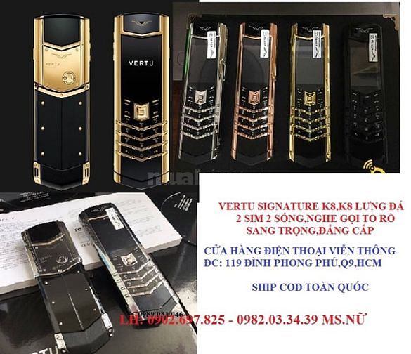 Điện thoại vertu k8 lưng đá giá rẻ hcm,q9,thủ đức,q2 51597113 Điện thoại vertu k8 lưng đá giá rẻ hcm,q9,thủ đức,q2