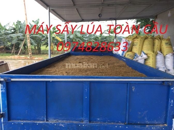 Máy sấy lúa chạy mưa (lò sấy lúa)