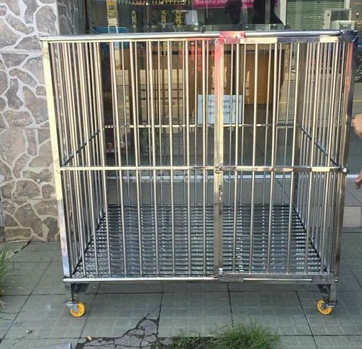 Chuồng chó inox. kt 80*100*100 52971613 Chuồng chó inox. kt 80*100*100