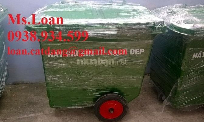 Xe thu gom rác 1000 lít 3 bánh xe,thùng rác 660 lít, xe đẩy rác 660l 52975825 Xe thu gom rác 1000 lít 3 bánh xe,thùng rác 660 lít, xe đẩy rác 660l