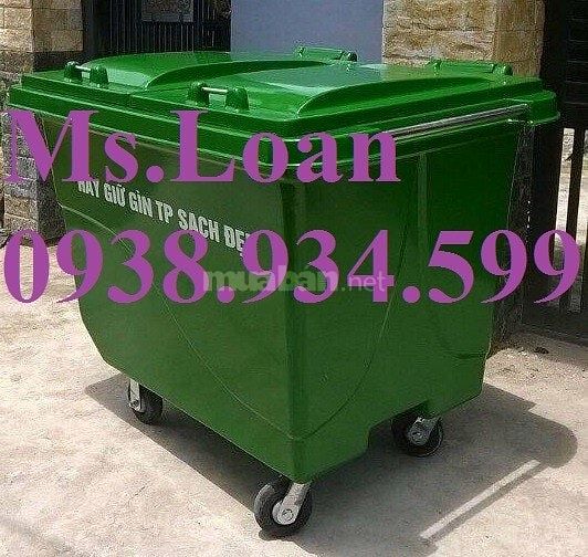 Xe thu gom rác 1000 lít 3 bánh xe,thùng rác 660 lít, xe đẩy rác 660l 52975825 Xe thu gom rác 1000 lít 3 bánh xe,thùng rác 660 lít, xe đẩy rác 660l