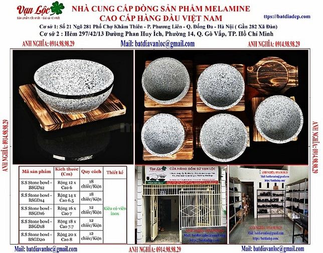 Bán Bát tô thố đá nghệ thuật ẩm thực Hàn Quốc - Nhật Bản 53143797 Bán Bát tô thố đá nghệ thuật ẩm thực Hàn Quốc - Nhật Bản