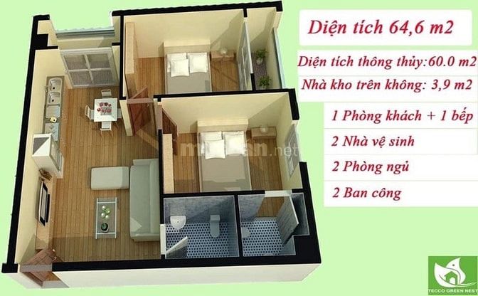 Dọn vào ở ngay căn hộ Tecco Green Nest yên tĩnh, thoáng mát,rộng rãi 53164807 Dọn vào ở ngay căn hộ Tecco Green Nest yên tĩnh, thoáng mát,rộng rãi