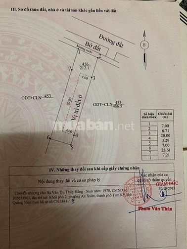 Chính chủ cần bán gấp lô đất tại tp tam kỳ quảng nam 53375053 Chính chủ cần bán gấp lô đất tại tp tam kỳ quảng nam
