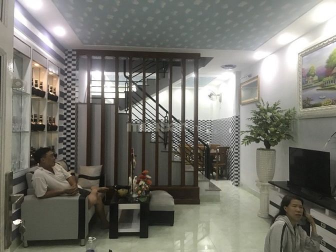 Nhà mới HXH Lê Quang Định, 45m2 x 4 tầng, 5.1 tỷ ( TL). 53512206 Nhà mới HXH Lê Quang Định, 45m2 x 4 tầng, 5.1 tỷ ( TL).