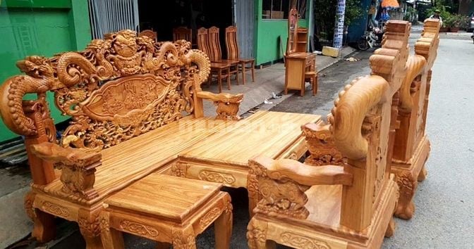 Bàn ghế phòng khách rồng khuỳnh tay 12 53578198 Bàn ghế phòng khách rồng khuỳnh tay 12