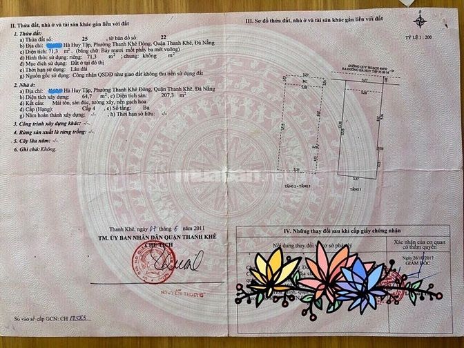 Bán Nhà 71m2, Kiệt 5m, Hà Huy Tập, Thanh Khê 53739411 Bán Nhà 71m2, Kiệt 5m, Hà Huy Tập, Thanh Khê