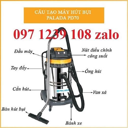Máy hút bụi công nghiệp Palada PD70, 2 mô tơ, chính hãng giá rẻ 53806818 Máy hút bụi công nghiệp Palada PD70, 2 mô tơ, chính hãng giá rẻ