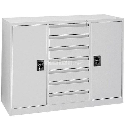 Tủ hồ sơ thép 7 ngăn kéo giữa CDC 53979666 Tủ hồ sơ thép 7 ngăn kéo giữa CDC