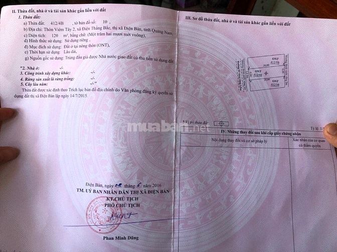 Cần Bán Đất Xã Điện Thắng Bắc - Thị Xã Điện Bàn - Quảng Nam. 53975100 Cần Bán Đất Xã Điện Thắng Bắc - Thị Xã Điện Bàn - Quảng Nam.