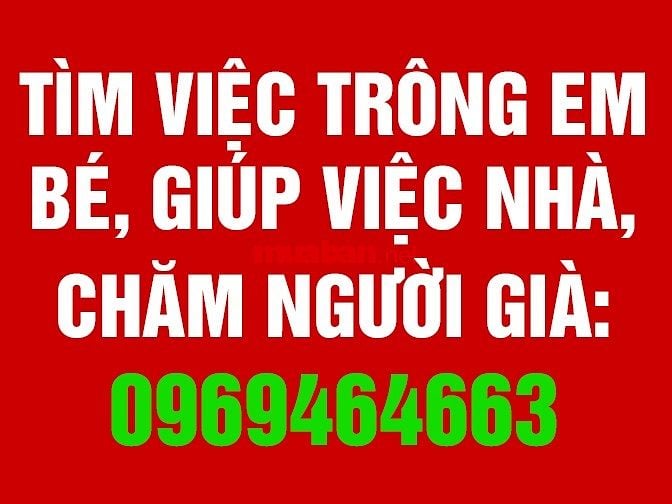 Chị Nga 44 tuổi, quê miền Trung chuyên chăm bé, chăm bà, giúp việc nhà 52743972 Chị Nga 44 tuổi, quê miền Trung chuyên chăm bé, chăm bà, giúp việc nhà