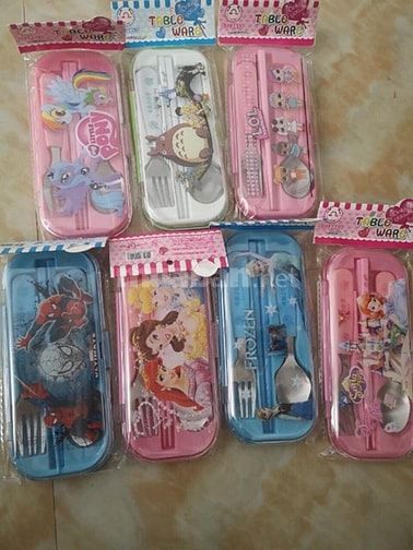 Bộ muỗng đũa nĩa hoạt hình đáng yêu cho bé 54281357 Bộ muỗng đũa nĩa hoạt hình đáng yêu cho bé