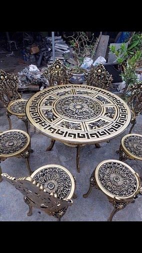 Bàn ghế nhôm đúc, sân vườn của Sila 54766880 Bàn ghế nhôm đúc, sân vườn của Sila
