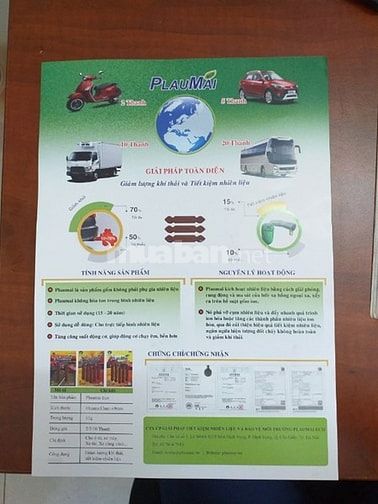 Thanh gốm tiết kiệm xăng Plaumai Eco 54809518 Thanh gốm tiết kiệm xăng Plaumai Eco