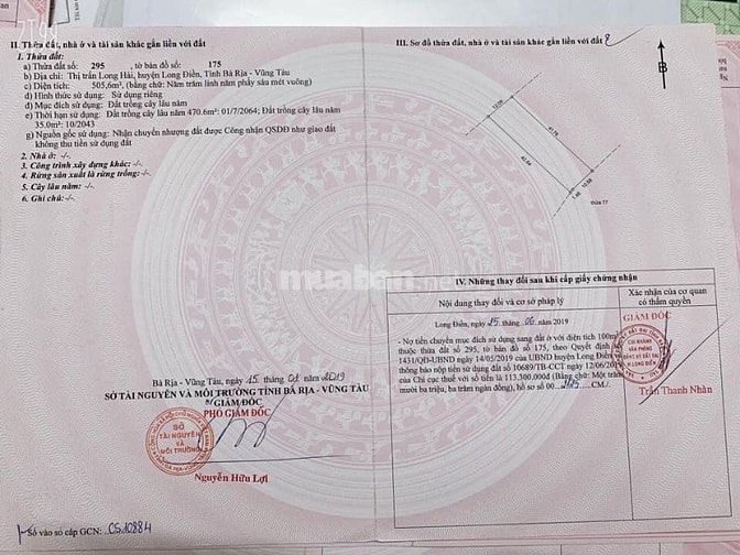 Đất TT Long Hải- Bà Rịa - Vũng Tàu Giá Chỉ 3tr5/m2 54830294 Đất TT Long Hải- Bà Rịa - Vũng Tàu Giá Chỉ 3tr5/m2