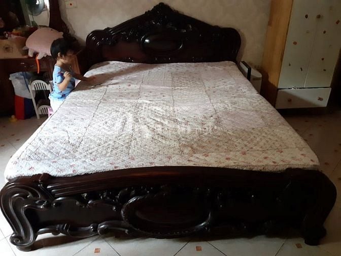 Giường gỗ Hương chất lượng cao. 54830566 Giường gỗ Hương chất lượng cao.