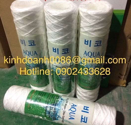 Lõi sợi quấn 10inch core nhựa lọc cặn nước mắm 54836821 Lõi sợi quấn 10inch core nhựa lọc cặn nước mắm
