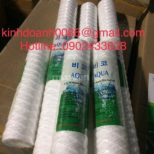 Lõi sợi quấn 10inch core nhựa lọc cặn nước mắm 54836821 Lõi sợi quấn 10inch core nhựa lọc cặn nước mắm