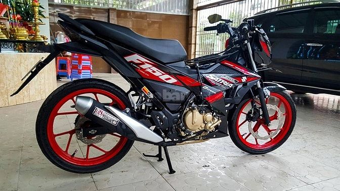 Chính Chủ bán xe Satria Bản Titan Nhập Indo FI 5/2018, màu đen đỏ 54946087 Chính Chủ bán xe Satria Bản Titan Nhập Indo FI 5/2018, màu đen đỏ