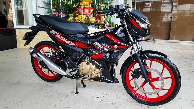 Chính Chủ bán xe Satria Bản Titan Nhập Indo FI 5/2018, màu đen đỏ 54946087 Chính Chủ bán xe Satria Bản Titan Nhập Indo FI 5/2018, màu đen đỏ