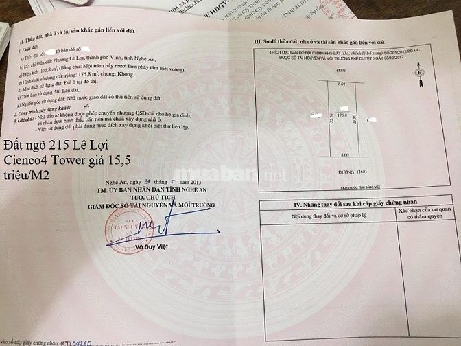 Bán đất dự án Cienco4 215 Lê Lợi 54961336 Bán đất dự án Cienco4 215 Lê Lợi