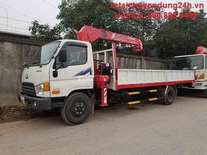 Xe Hyundai HD120SL thùng 6,2 m - Gắn cẩu Unic 3,5 tấn - Thanh Lý 54974457 Xe Hyundai HD120SL thùng 6,2 m - Gắn cẩu Unic 3,5 tấn - Thanh Lý