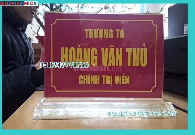 Gia công biển chức danh lấy nhanh 55162804 Gia công biển chức danh lấy nhanh