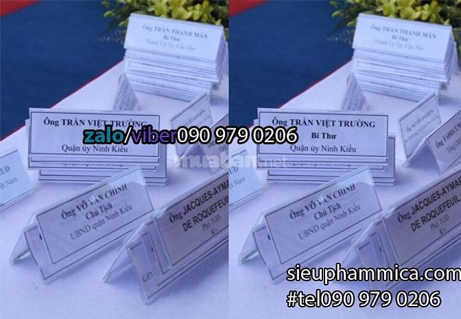 Gia công biển chức danh lấy nhanh 55162804 Gia công biển chức danh lấy nhanh