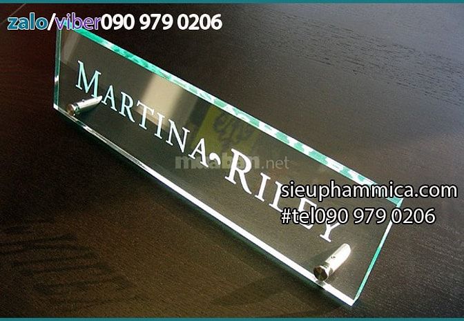 Gia công biển chức danh lấy nhanh 55162804 Gia công biển chức danh lấy nhanh
