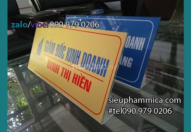 Gia công biển chức danh lấy nhanh 55162804 Gia công biển chức danh lấy nhanh