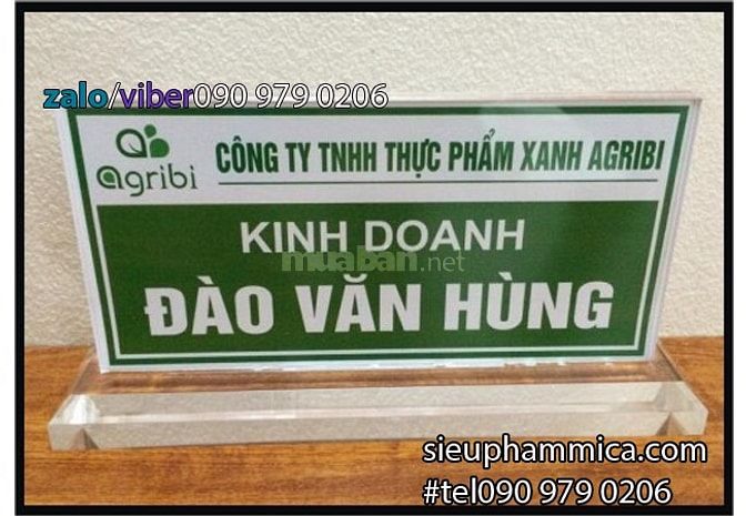 Gia công biển chức danh lấy nhanh 55162804 Gia công biển chức danh lấy nhanh