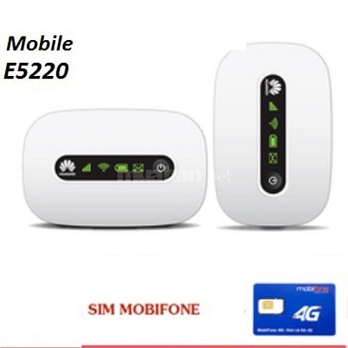 Router Wifi di động Mobile E5220 chuẩn 4G tốc độ cao 55296808 Router Wifi di động Mobile E5220 chuẩn 4G tốc độ cao