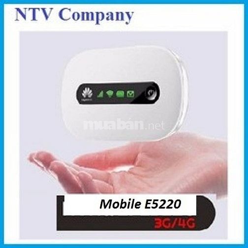 Router Wifi di động Mobile E5220 chuẩn 4G tốc độ cao 55296808 Router Wifi di động Mobile E5220 chuẩn 4G tốc độ cao