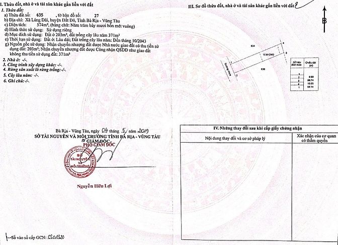 Cần Bán 574m2 xã láng dài, huyện đất đỏ, tỉnh bà rịa vũng tàu 55322491 Cần Bán 574m2 xã láng dài, huyện đất đỏ, tỉnh bà rịa vũng tàu